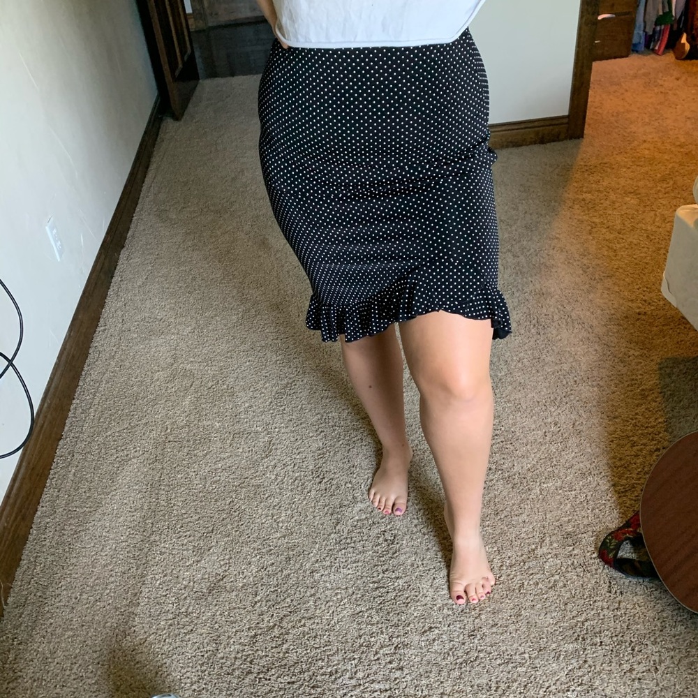 Polka dot skirt